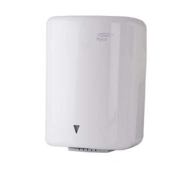 Hyco Ellipse 1,55 kW automatischer energieeffizienter Händetrockner weiß - ELLW