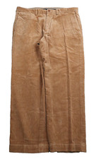 VTG Polo Men's Corduroy Pants Straight Leg Brown 38x30 Preppy 100 Cotton