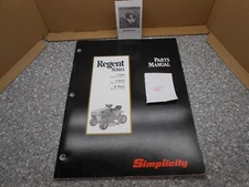 Simplicity Regent Series Parts Manual 12 gear, 12 Hydro, 36” Mower  TP-1205