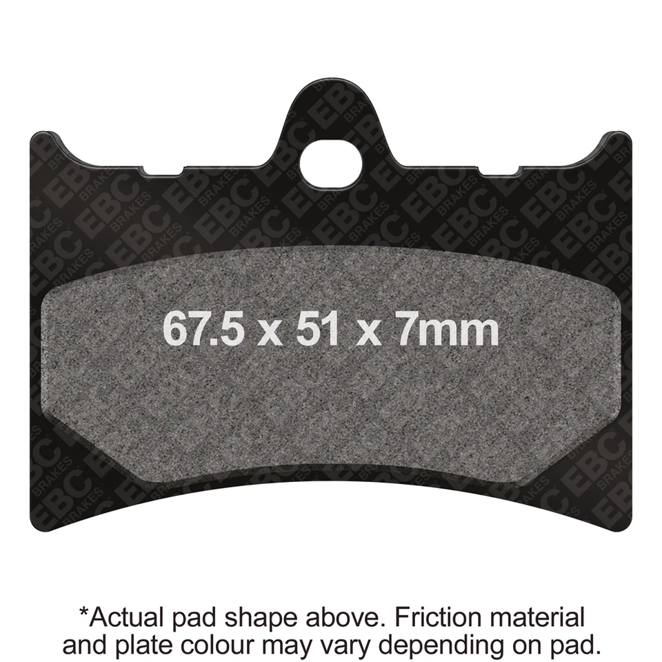 Fits KTM EXC/MX 125/250/350 1987 Motorcycle TT hybrid carbon brake pad - FA126TT - Image 2 of 2