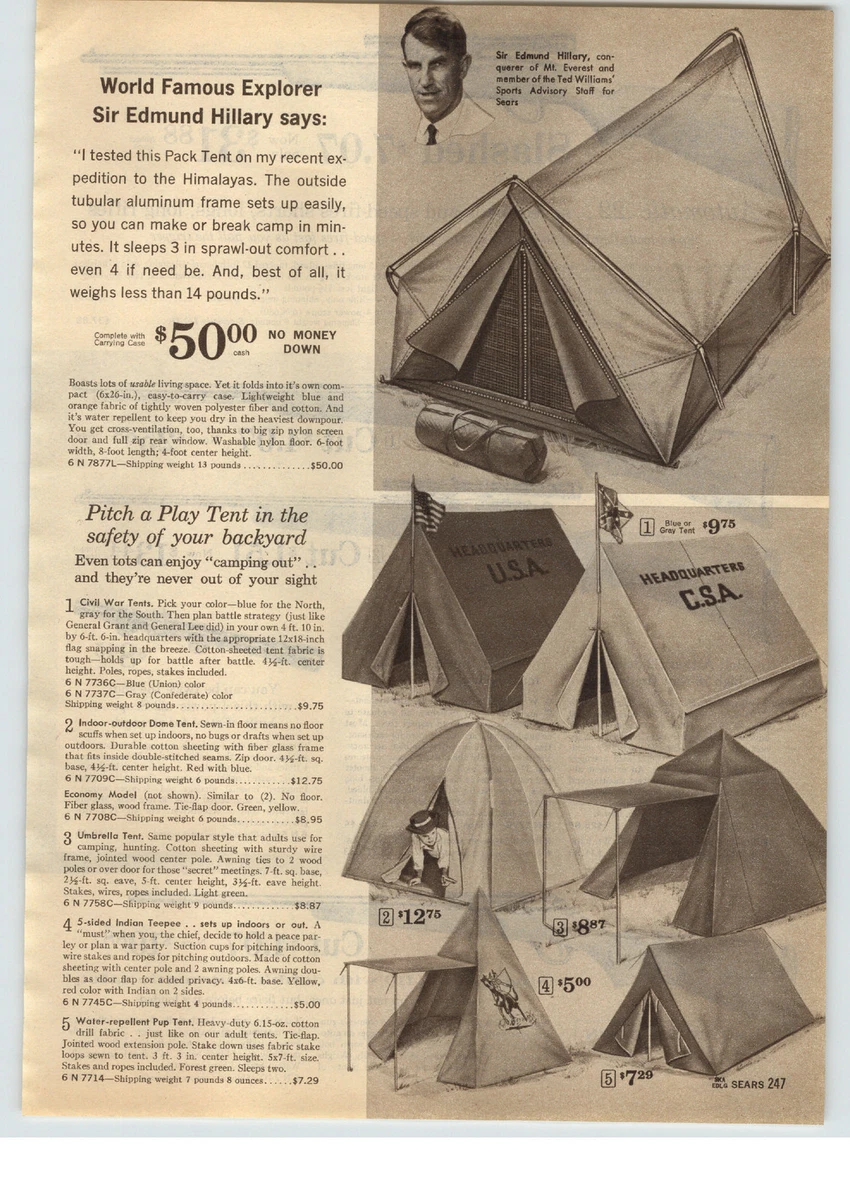 Sir edmund cheap hillary tent