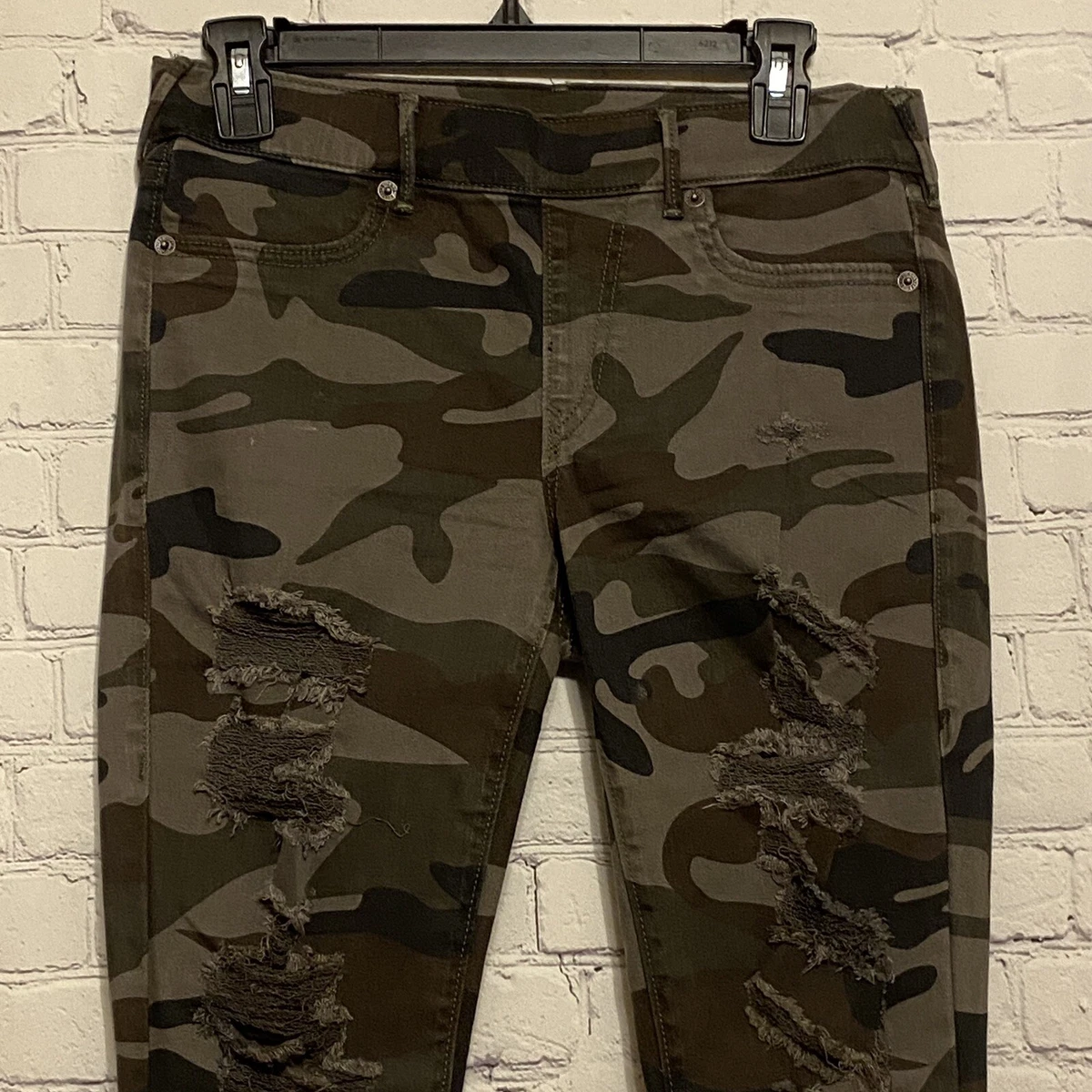 True Religion Womens Jeans Small Camo Print Jennie Runway Legging