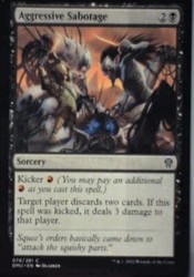 Aggressive Sabotage 078/281 Dominaria United Common
