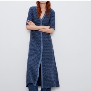 maxi sweater dress zara