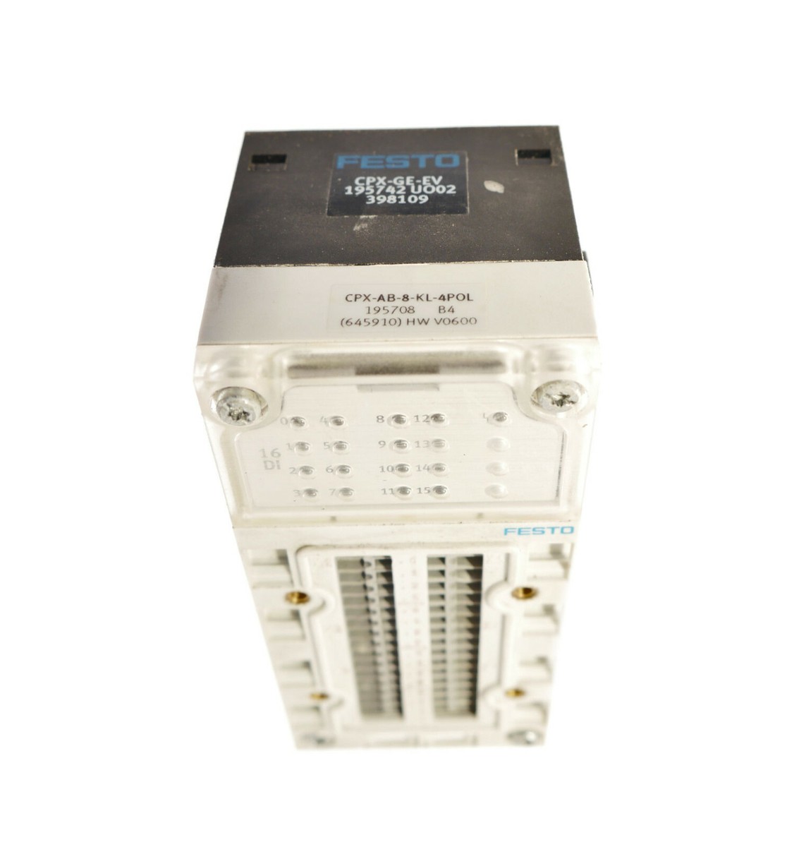 FESTO 195708 CPX-AB-8-KL-4POL + 195742 CPX-GE-EV | eBay