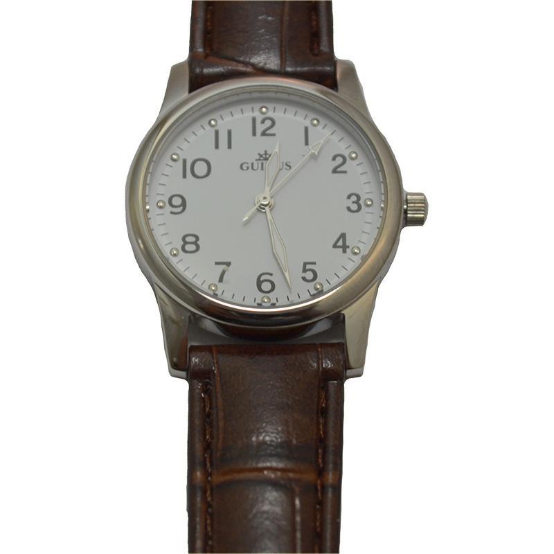 Orologio lady solo tempo bianco woman leather brown collezione