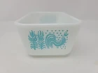 Vtg 1950s Pyrex Amish Butterprint Baking Dish 0502 1.5 Pint No Lid Ovenware EUC