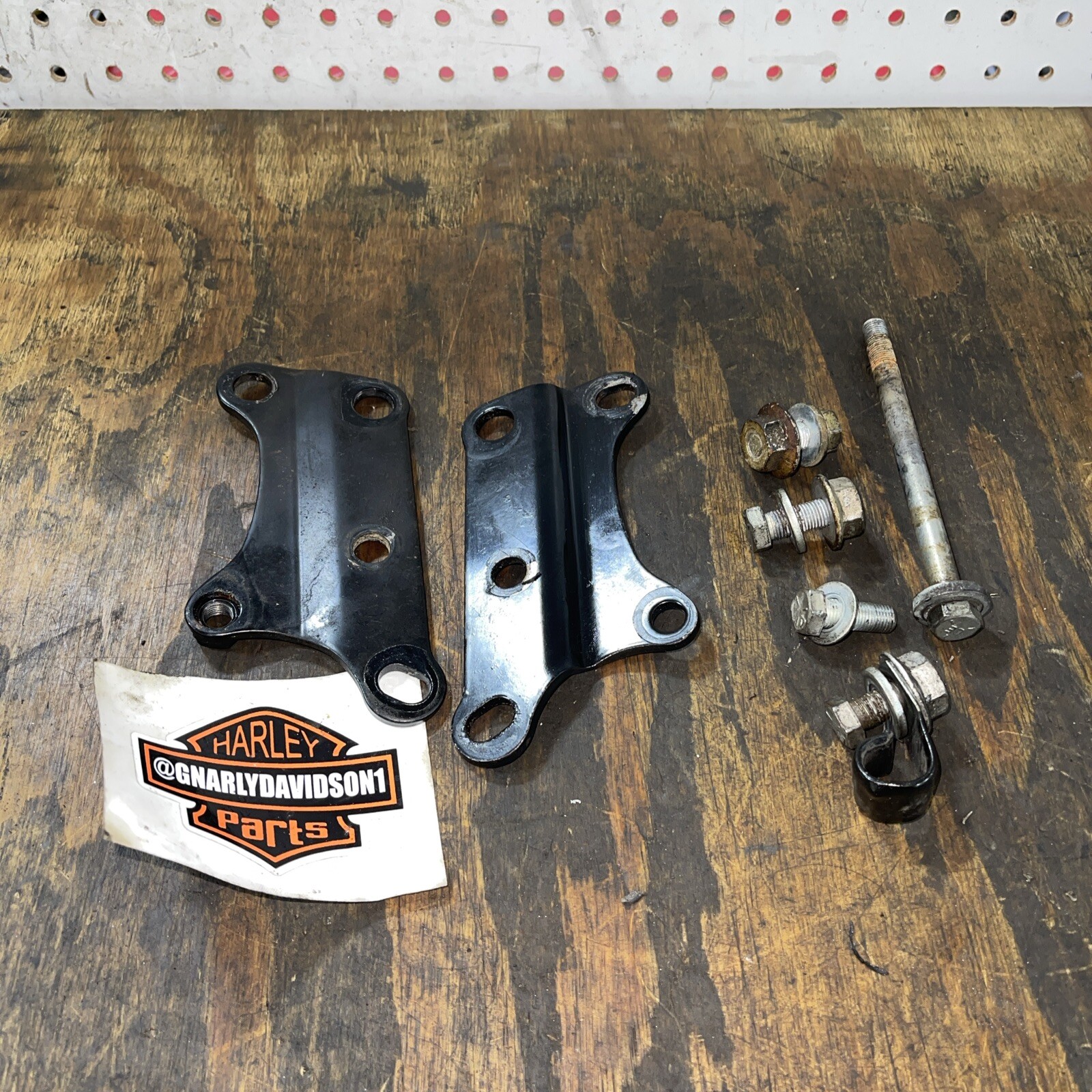 8403 Harley sportster evo ironhead front motor mounts mount Plates