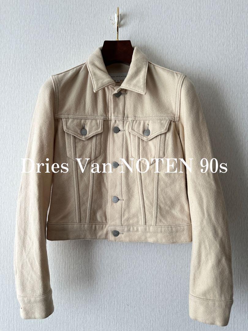 ジャケット・アウター Dries Van NOTEN 90s Short Wool Jacket Dries Van Noten Women Size M 90S Short Wool Jacket Vintage