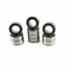 TRB RC 6x12x4mm Precision Ball Bearings Stainless Steel Rubber Sealed (10)