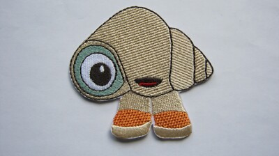 Marcel The Shell Embroidered Patch Snail Snails Garden Beach