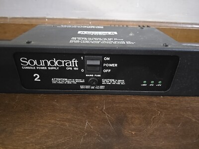 Soundcraft CPS150 パワーサプライ(ラックマウントパネル付き) Soundcraft CPS150 パワーサプライ(ラックマウントパネル付き