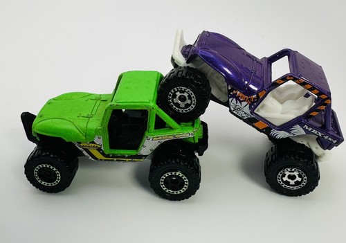 MATCHBOX 2007 MBX 4X4 *High Detail All Terrain* JEEP Mattel Purple & Green - Picture 6 of 7