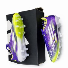 Adidas F50 ProFG Football Boots JH7683 Purple Yellow Size UK 9.5 EU 44 Brand New