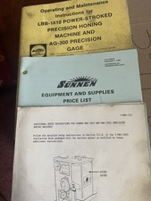 Operating Manual LBB1810 PowerStrokedHoningMachine/Supplies List/Supplement-3pcs