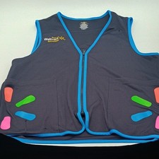 Walmart Associate Retail Vest Blue Trim Logo Uniform Recycled Bottles size M