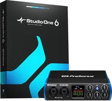 PreSonus Studio 24c audio/MIDI interface 24Bit 192kHz 2-input/output USB-C compa