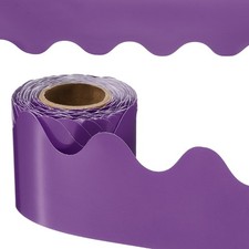 Bulletin Board Border, 41 Feet Poster Chalkboard Cork, Purple