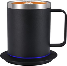 DEQIANG Self Heating Coffee Mug, Heated Coffee Mug with Smart Mug Warmer  Ergon