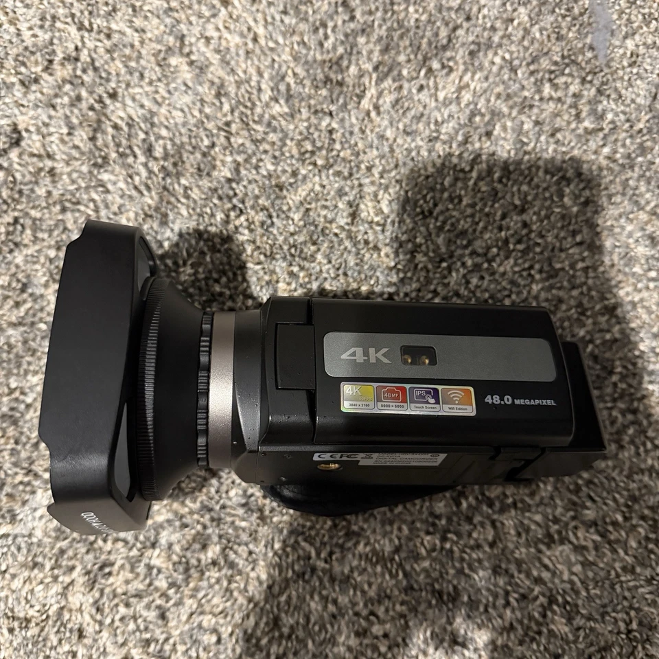 4K Digital Video Camcorder – DVC Model HDV-544K / 48MP / WiFi – Great Condition - Image 4 of 4