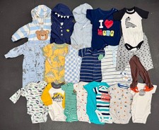 Baby Clothes Lot 3 Months 20 Pieces Bodysuits Sleepers Mixed Brands Cute