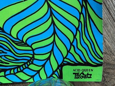 1970 Vintage シルクスクリーン ポスター Universal ACID QUEEN Vintage Poster Blacklight 1970 Pro Arts Original