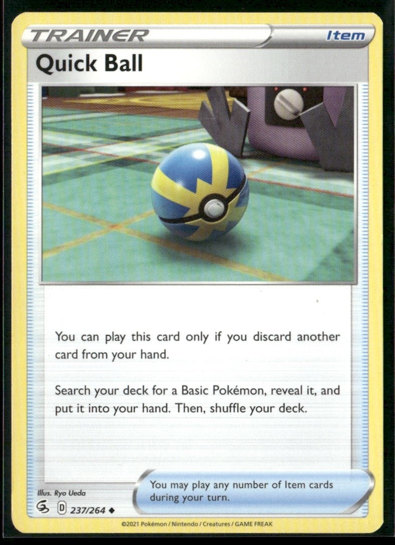 Quick Ball 237/264 Fusion Strike Regular Pokemon TCG