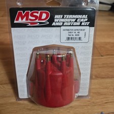 Msd 84335 Distributor Cap And Rotor Kit Red 8433 8467 Chevy Gm V8 Hei Terminal Msd 84335 Distributor Cap And Rotor Kit Red 8433 8467 Chevy Gm V8 Hei Terminal