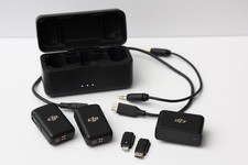 DJI Mic Wireless Microphone Set   Receiver Works Intermittently, Sold As-Is