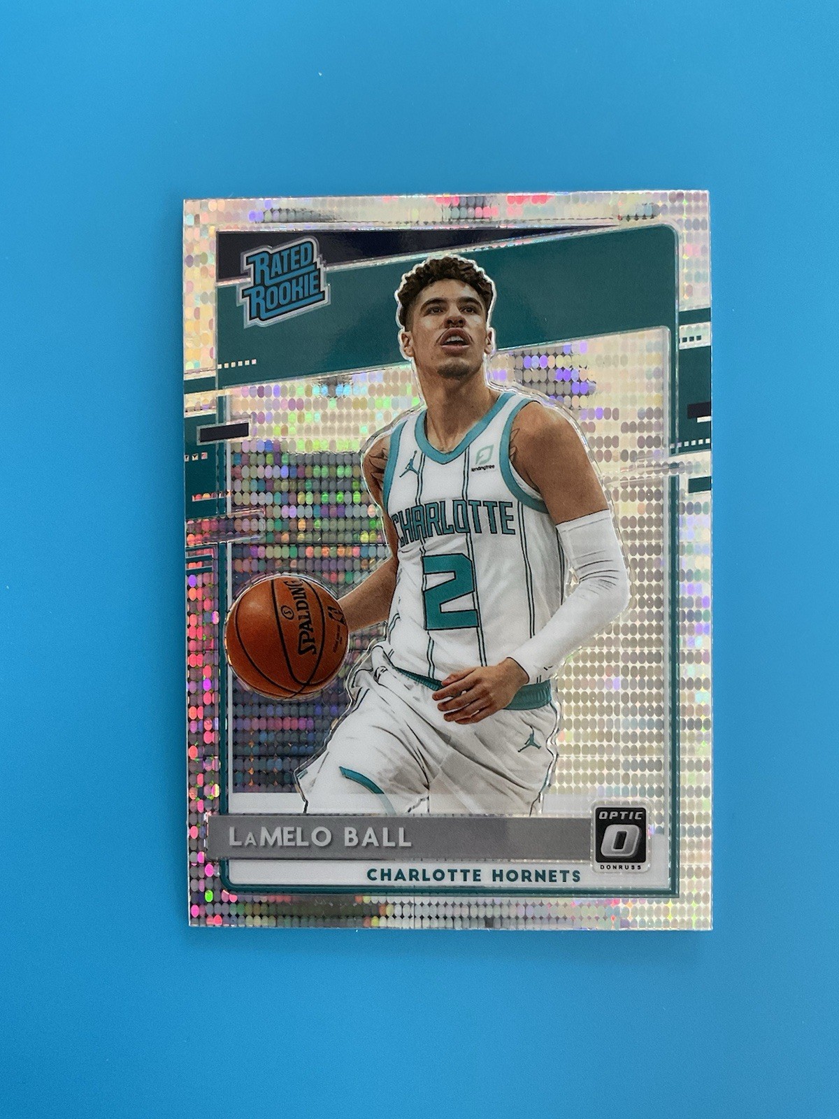 2020-21 Panini Donruss Optic Rated Rookie Lamelo Ball #153 RC Pulsar Prizm
