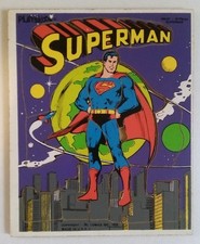 Vintage 1976 Superman Playskool Wooden Puzzle DC Comics No 380-01 18 Pieces