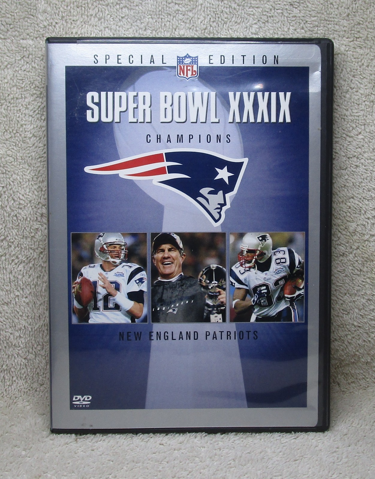 NFL Super Bowl XXXIX Champions NEW ENGLAND PATRIOTS vs PHILADELPHIA EAGLES DVD