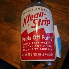 Vintage klean strip bottle  Memphis Tennessee L@@k