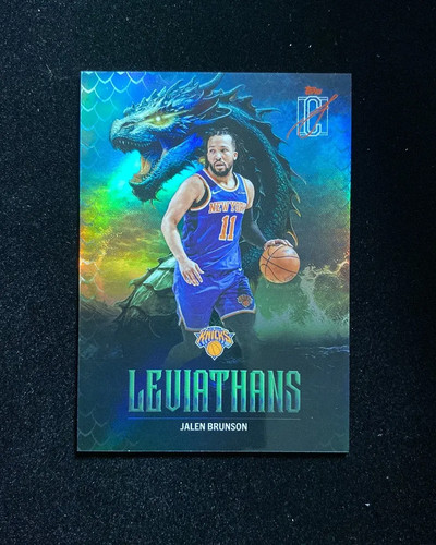 2025-26 Topps Signature Class Leviathans #LEV-4 Jalen Brunson SSP Case Hit WU89