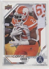 2019 Upper Deck CFL Blank Back Chris Rainey #165 4x2