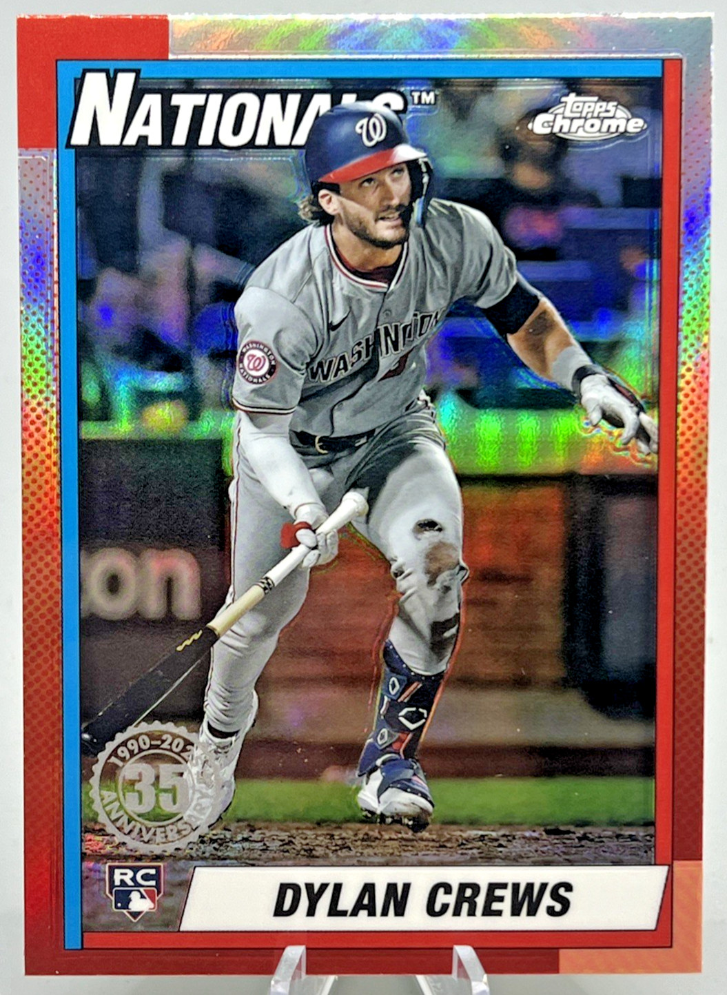 2025 Topps Chrome Baseball Dylan Crews RC 1990 Retro #90CB-16