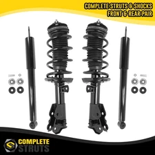 Front Complete Struts & Rear Shock Absorbers for 2012-2015 Honda Civic Coupe