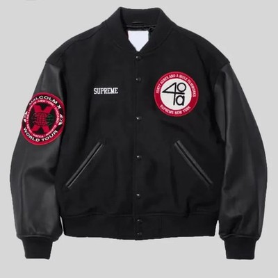 Malcolm X 40 Forty Acres & A Mule Spike Lee Filmworks Black Varsity Men's Jacket