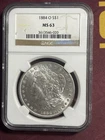 1883 O Morgan Silver Dollar NGC Certified MS-63. Nice original Mint luster