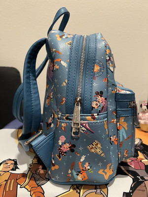 Loungefly Disney Parks Magic Kingdom Attractions Backpack w  display picture 1