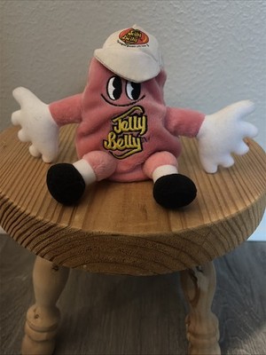 Vintage 2006 Mr Jelly Belly COTTON CANDY 6'' Beanbag PLUSH Toy Pink