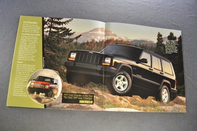 1997 Jeep Brochure Wrangler Sahara Cherokee Country Grand Cherokee