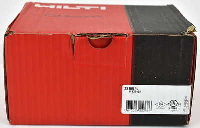 (25) - Hilti HDI 5/8 Drop-In Anchor #336428 Internally Threaded Concrete Anchor