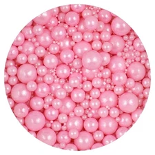 Pink Pearl Sugar Sprinkles 4.58 oz, Pink Sprinkles For Cake Decorating, Pink...
