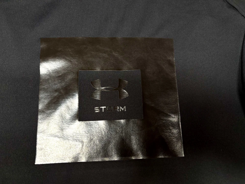 Under Armour Mens Pullover Long Sleeve Poly Elastane Storm Black Shirt 3X 3XL - Image 2 of 4