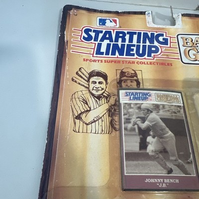 1989 Starting Lineup Baseball Greats Johnny Bench Pete Rose Kenner