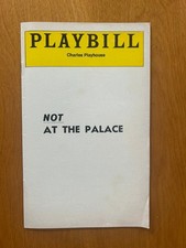 Vintage 1979 "Not at the Palace" Charles Playhouse Playbill