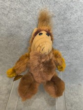1989 Small 7" ALF Suction Cup Plush Applause 80s Alien Stuffed Animal Toy brown