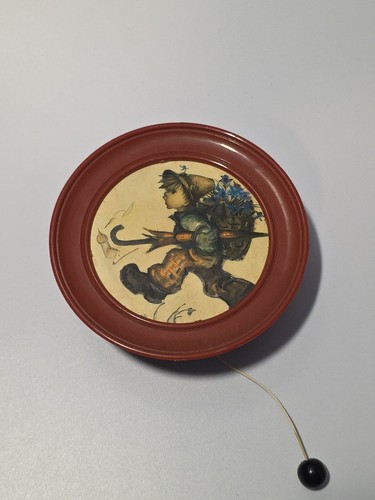Vintage Hummel The Happy Wanderer Reuge Pull String Hanging Music Box ...