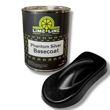 LiME LiNE Phantom Silver Shadow Line Basecoat -  Metallic Paint - 1 Pint